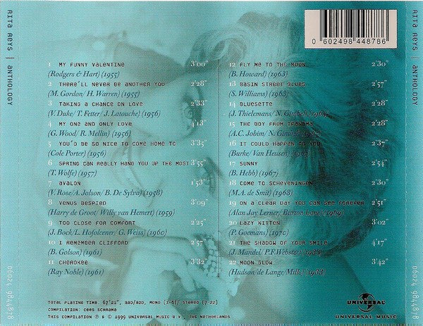 Rita Reys : Anthology (CD, Comp, RP)