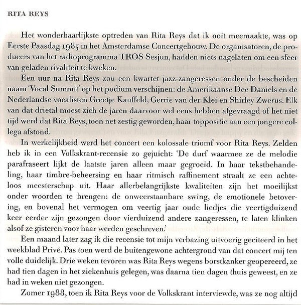 Rita Reys : Anthology (CD, Comp, RP)
