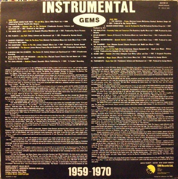Various : Instrumental Gems 1959-1970 (LP, Comp)