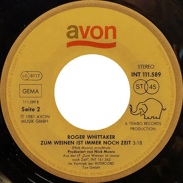 Roger Whittaker : Ich Denk' Oft An Mary (7", Single)