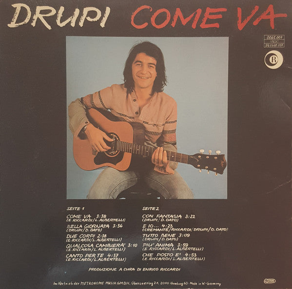 Drupi (2) : Come Va... (LP, Album)
