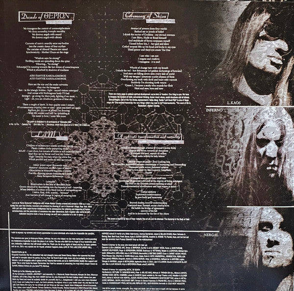 Behemoth (3) : Satanica (LP, Album, Ltd, RE, Smo)