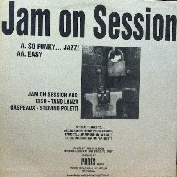 Jam On Session : So Funky...Jazz! / Easy (12")