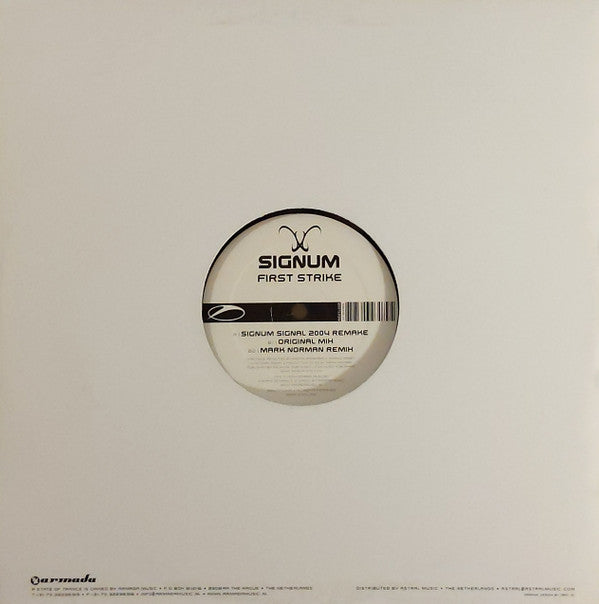 Signum : First Strike (12", Ltd)