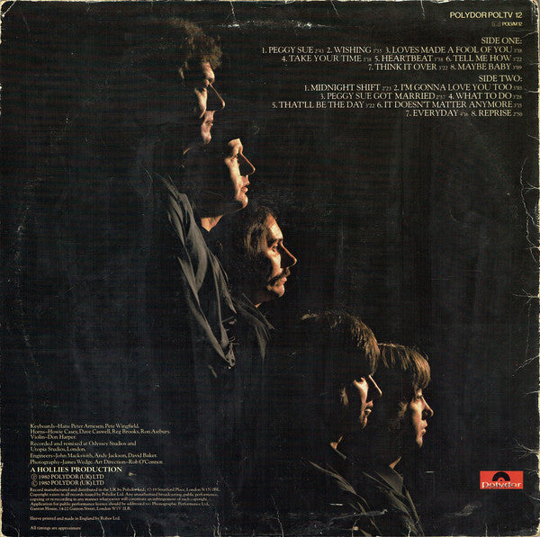 The Hollies : Buddy Holly (LP, Album)