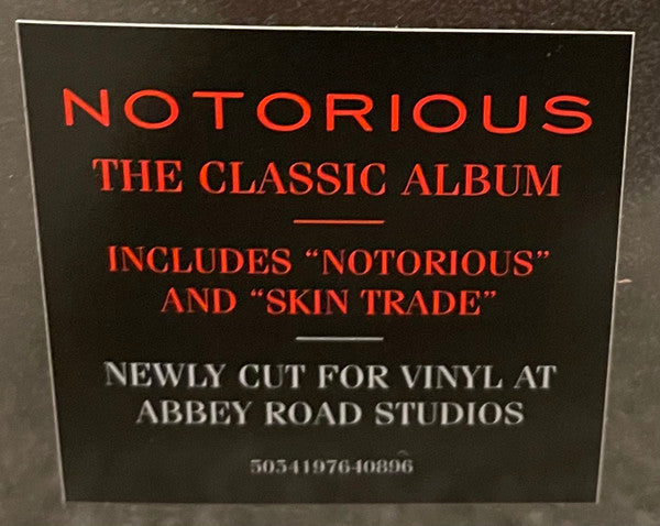 Duran Duran : Notorious (LP, Album, RE, RM)