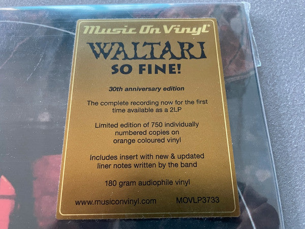 Waltari : So Fine! (2xLP, Album, Ltd, RP, ora)