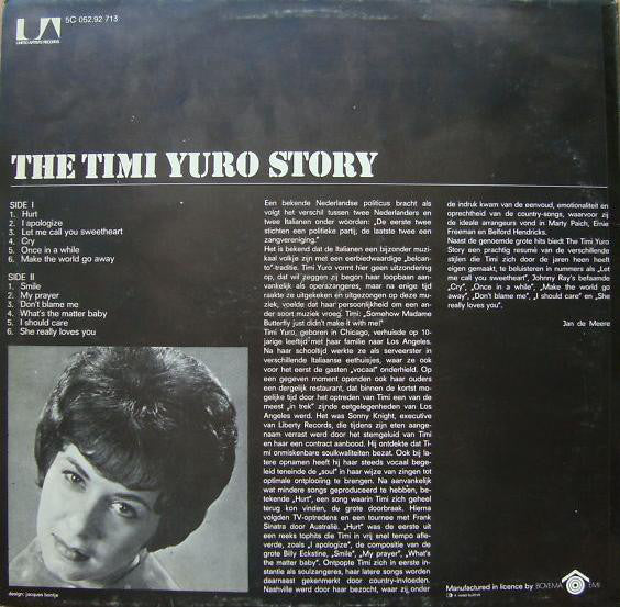 Timi Yuro : The Timi Yuro Story (LP, Comp)
