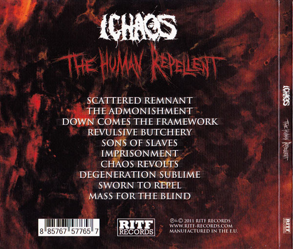 I Chaos : The Human Repellent (CD, Album)