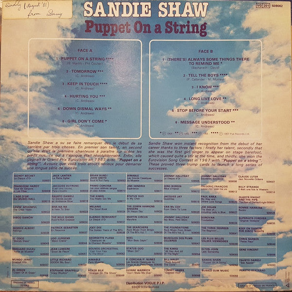 Sandie Shaw : Puppet On A String (LP, Comp)