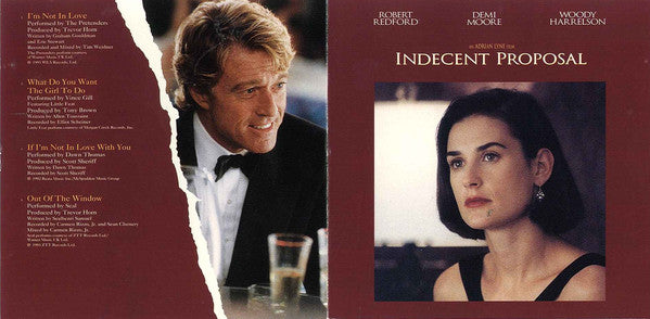 Various : Indecent Proposal (Music Taken From The Original Motion Picture Soundtrack) (CD)