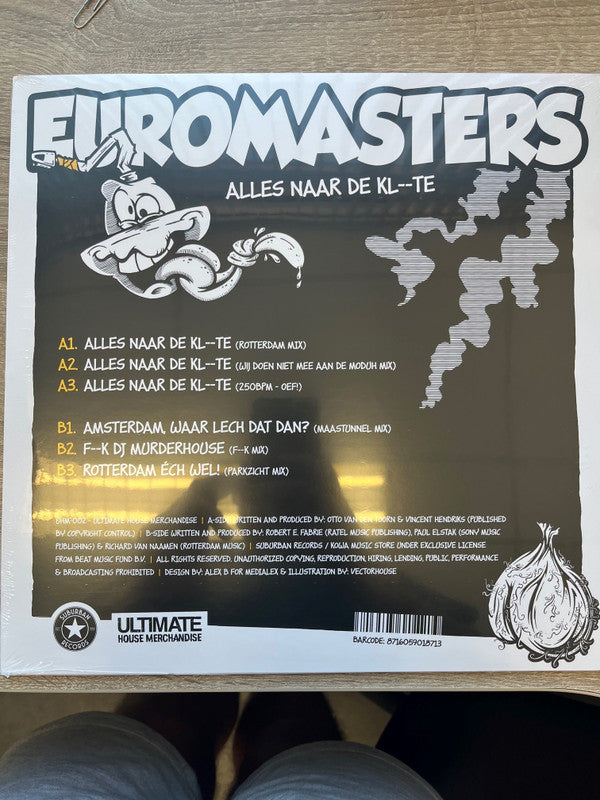 Euromasters : Alles Naar De Kl--te (12", Yel)