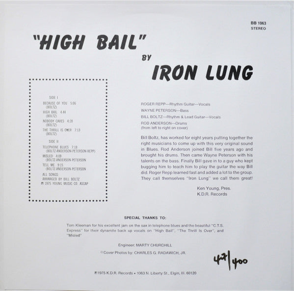 Iron Lung (4) : High Bail (LP, RE)