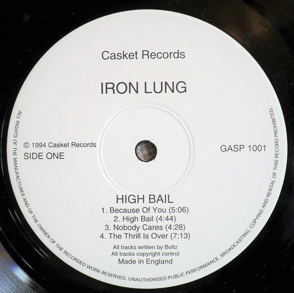 Iron Lung (4) : High Bail (LP, RE)