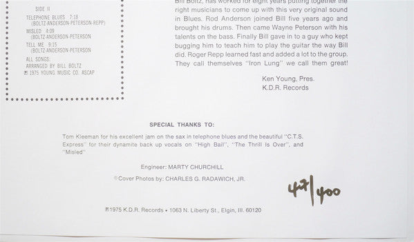 Iron Lung (4) : High Bail (LP, RE)