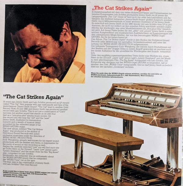 Jimmy Smith : The Cat Strikes Again (LP, Album)