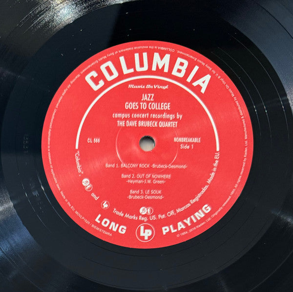 The Dave Brubeck Quartet : Jazz Goes To College (LP, Album, RE, 180)
