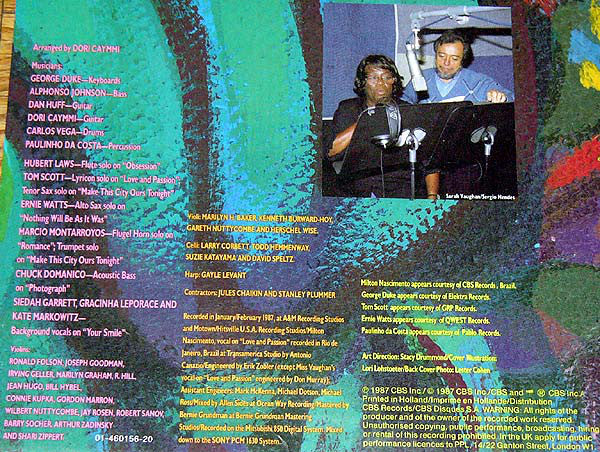 Sarah Vaughan & Milton Nascimento : Brazilian Romance (LP, Album)