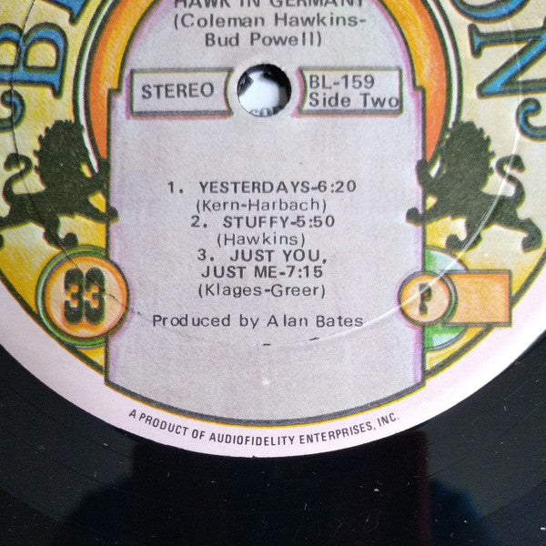 Coleman Hawkins & Bud Powell : Hawk In Germany (LP, Album)