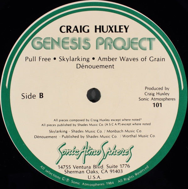 Craig Huxley : Genesis Project (2xLP, Album)