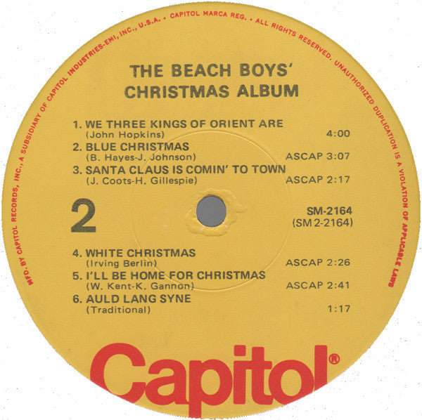 The Beach Boys : The Beach Boys' Christmas Album (LP, Album, RE, Jac)