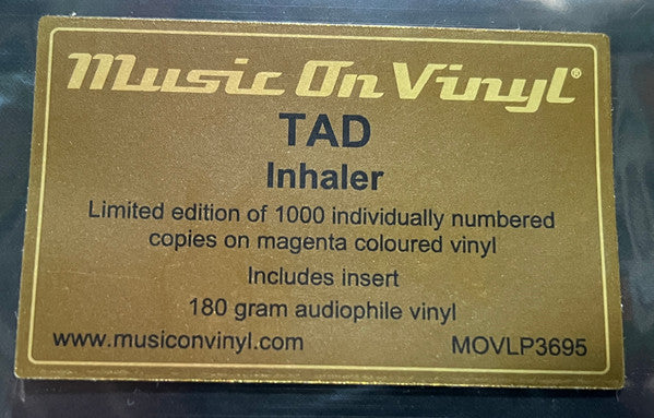 Tad : Inhaler (LP, Album, Ltd, RE, Mag)