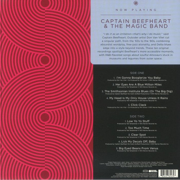 Captain Beefheart & The Magic Band : Now Playing (LP, Comp, Red)