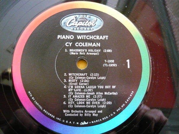 Cy Coleman : Piano Witchcraft (LP, Album, Mono, Los)