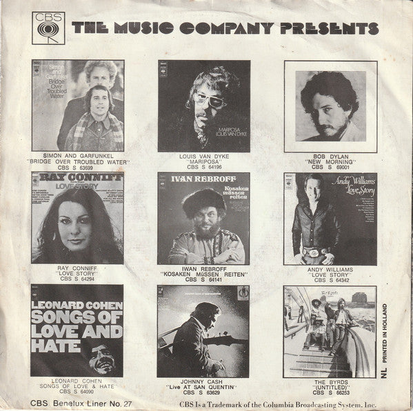 The Byrds : Glory, Glory (7", Single)