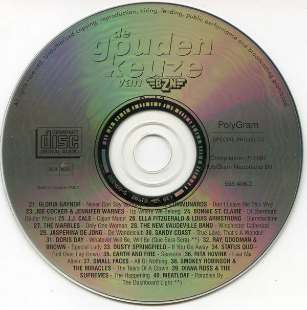 Various : De Gouden Keuze Van BZN - Deel 2 (CD, Comp)
