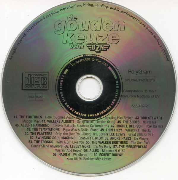 Various : De Gouden Keuze Van BZN - Deel 3 (CD, Comp)