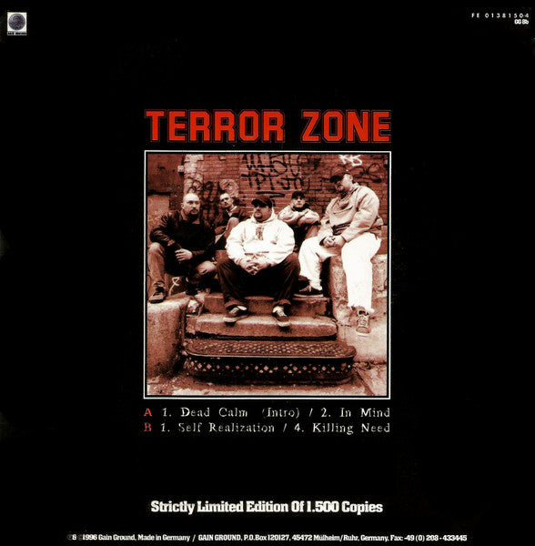 Terror Zone : Self Realization: A True Lesson In Hard Core (7", Ltd)