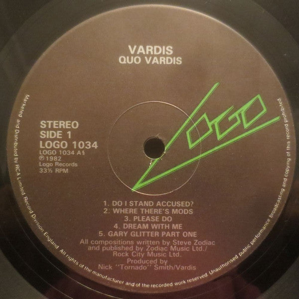 Vardis : Quo Vardis (LP, Album + 7")