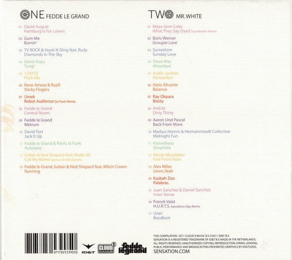 Fedde Le Grand & Mr. White (9) : Sensation Innerspace (2xCD, Mixed)