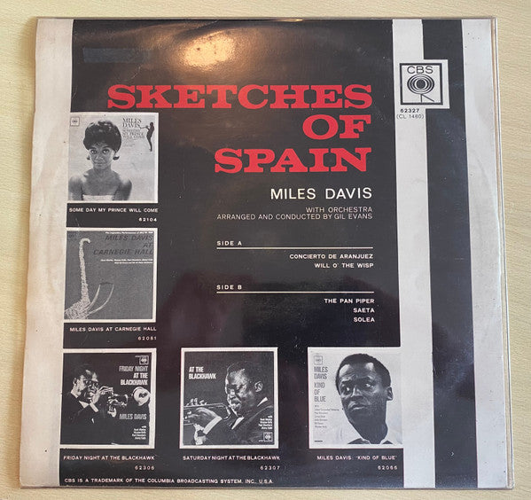 Miles Davis : Sketches Of Spain (LP, Album)