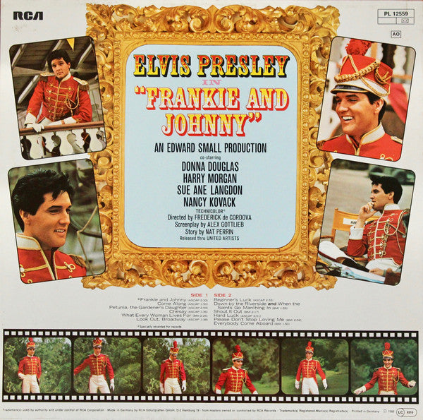 Elvis Presley : Frankie & Johnny (LP, RE)