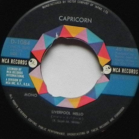 Capricorn (15) = Capricorn (15) : ハロー・リバプール = Liverpool Hello (7", Single, Mono)