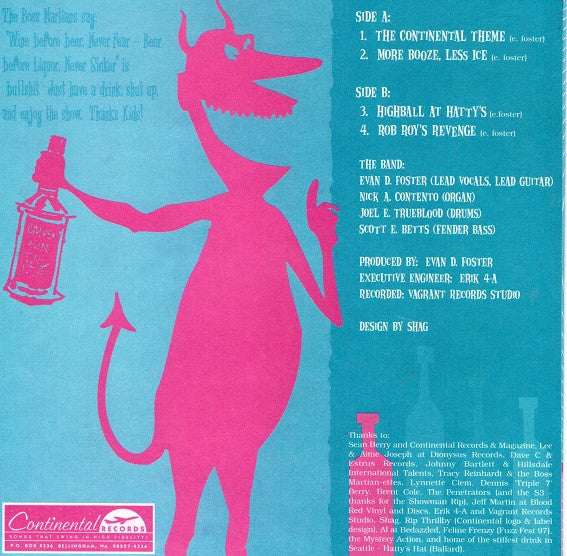 The Boss Martians* : The Intoxicating Sounds Of The Boss Martians (7", EP)