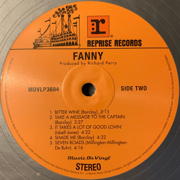 Fanny (2) : Fanny (LP, Album, Ltd, RE, Sil)