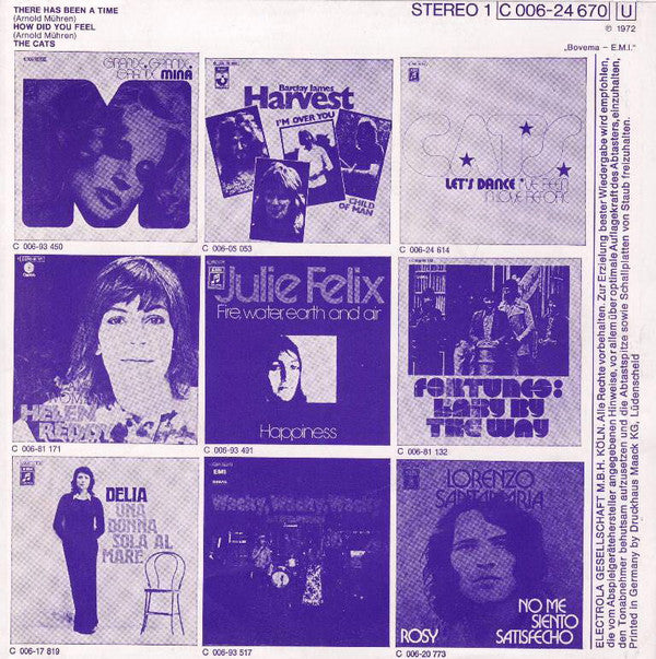 The Cats : There Has Been A Time (7", Single)