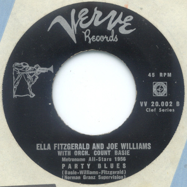 Count Basie With Ella Fitzgerald & Joe Williams : April In Paris (7", RE)