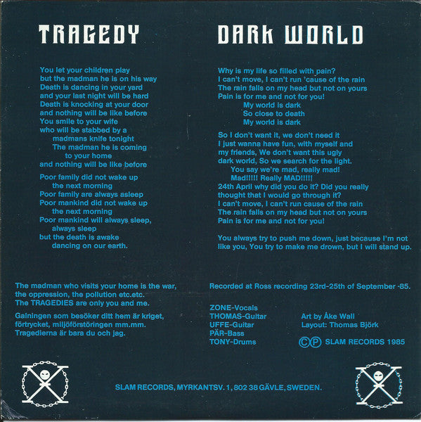 Slam (18) : Tragedies! (7")