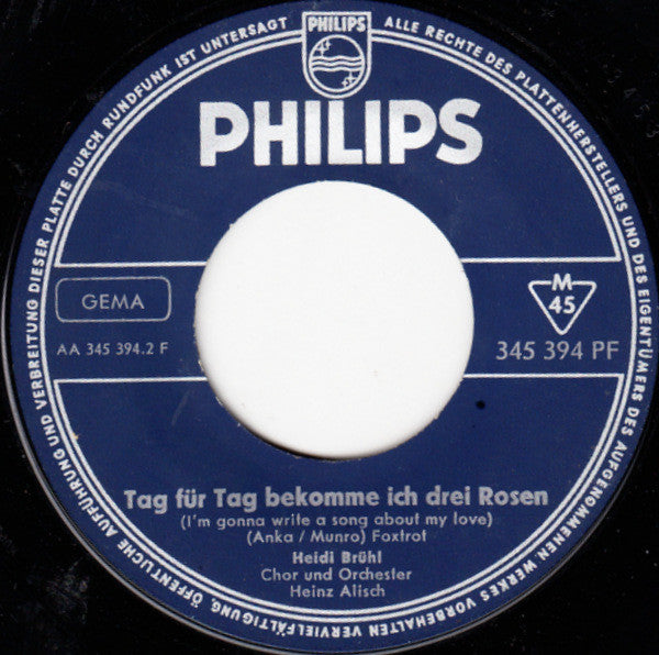 Heidi Brühl : Bitte Spiel Nicht Mit Mir (7", Single, Mono)