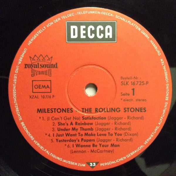 The Rolling Stones : Milestones (LP, Comp)