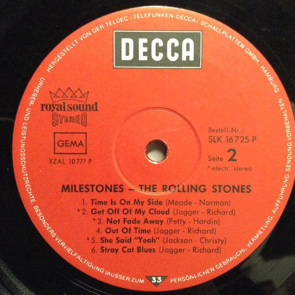The Rolling Stones : Milestones (LP, Comp)