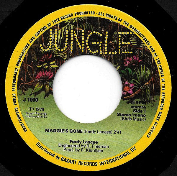 Ferdi Lancee : Maggie's Gone (7")