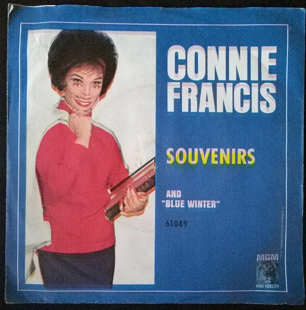 Connie Francis : Blue Winter / Souvenirs (7", Single, Mono)