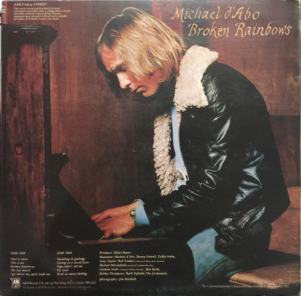 Mike D'Abo : Broken Rainbows (LP, Album)