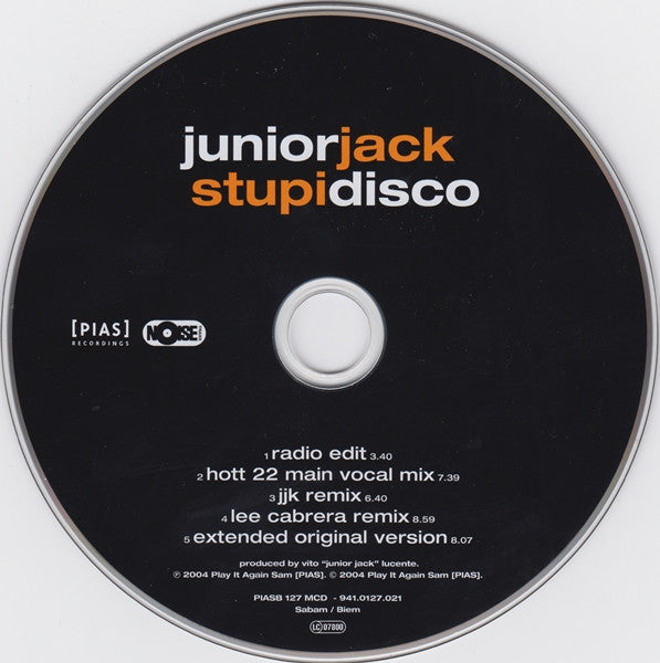 Junior Jack : Stupidisco (CD, Maxi)