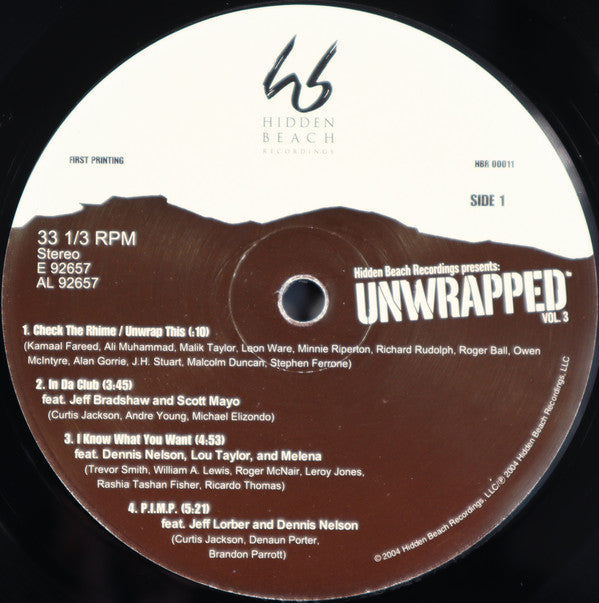 Various : Hidden Beach Recordings Presents: Unwrapped, Vol. 3 (2xLP, Comp)